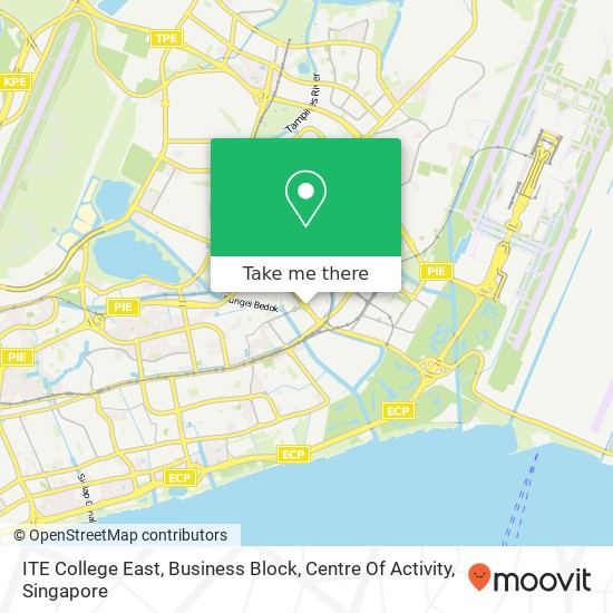 ITE College East, Business Block, Centre Of Activity map