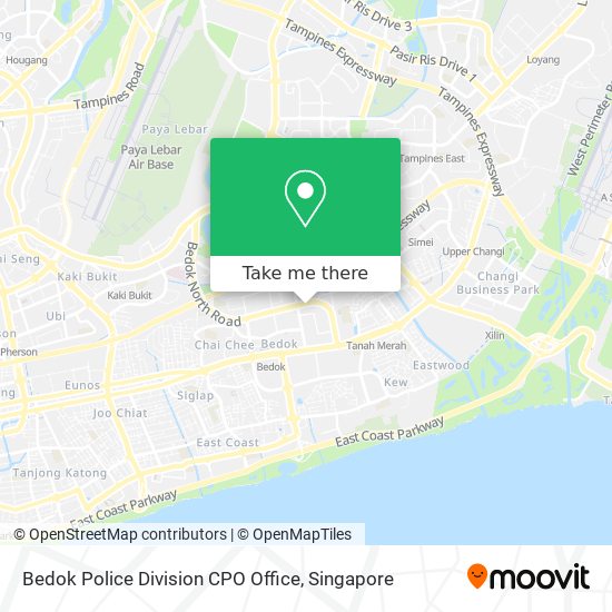 Bedok Police Division CPO Office地图