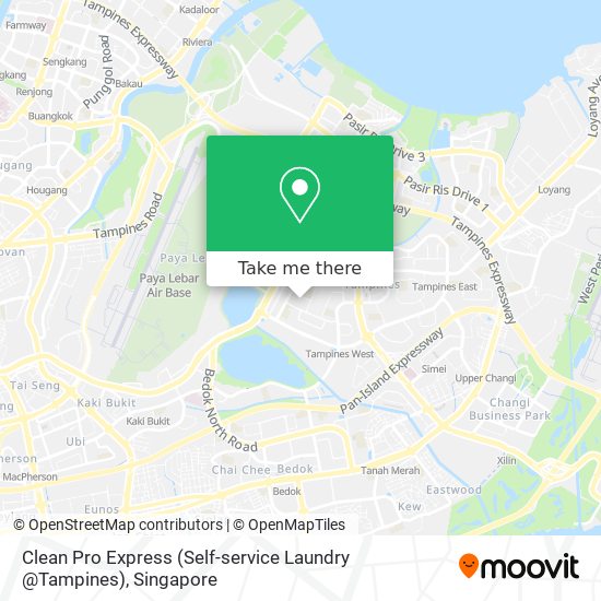 Clean Pro Express (Self-service Laundry @Tampines)地图
