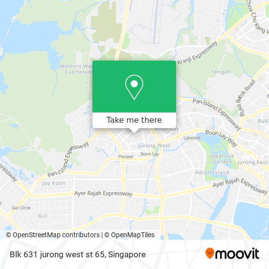 Blk 631 jurong west st 65 map