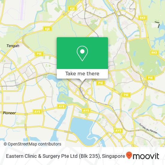 Eastern Clinic & Surgery Pte Ltd (Blk 235)地图