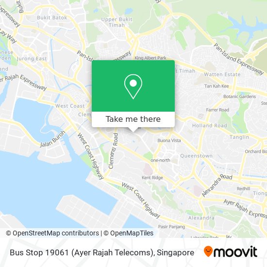 Bus Stop 19061 (Ayer Rajah Telecoms) map