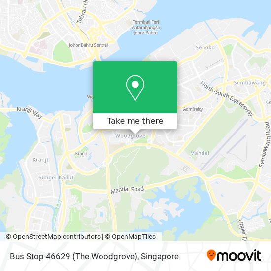 Bus Stop 46629 (The Woodgrove) map