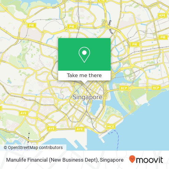 Manulife Financial (New Business Dept) map