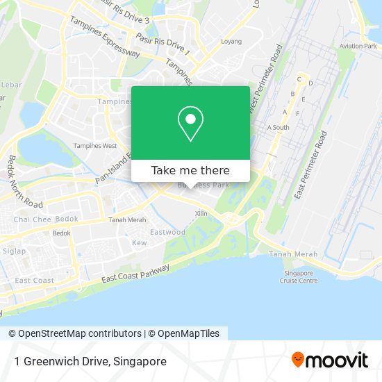 1 Greenwich Drive map