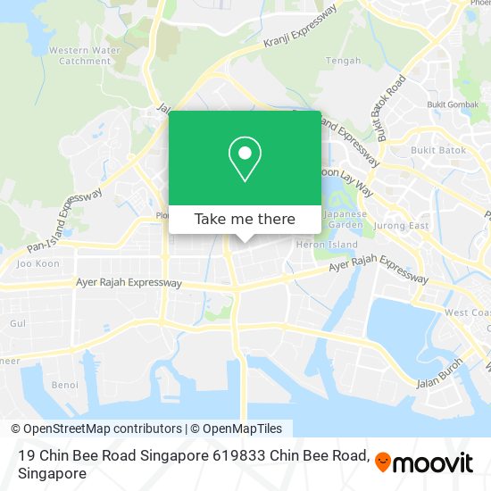19 Chin Bee Road Singapore 619833 Chin Bee Road map