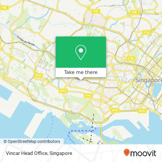 Vincar Head Office map