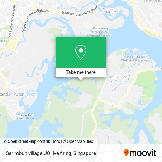 Sarimbun village UO live firing map