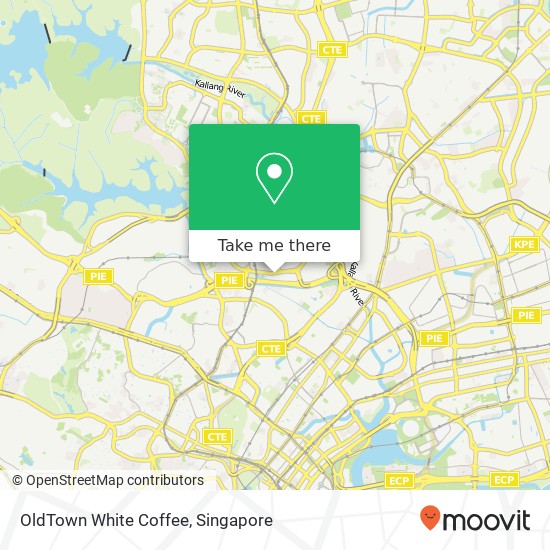 OldTown White Coffee map