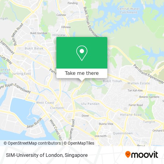 SIM-University of London地图