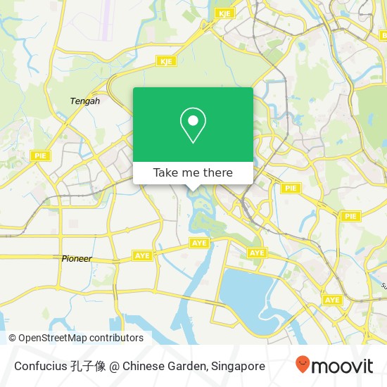Confucius 孔子像 @ Chinese Garden map