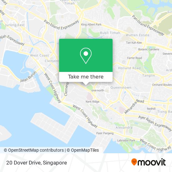 20 Dover Drive map