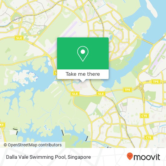 Dalla Vale Swimming Pool map