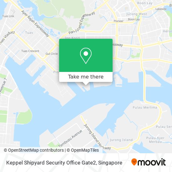 Keppel Shipyard Security Office Gate2地图