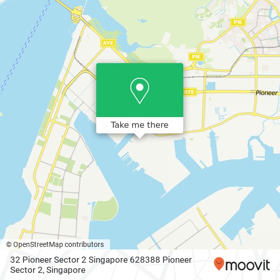 32 Pioneer Sector 2 Singapore 628388 Pioneer Sector 2 map