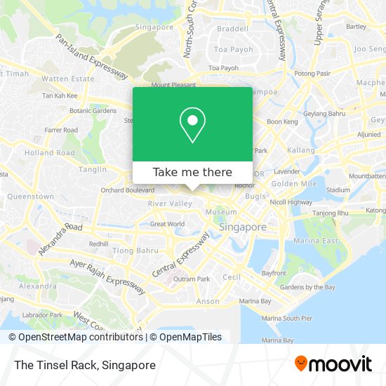 The Tinsel Rack map