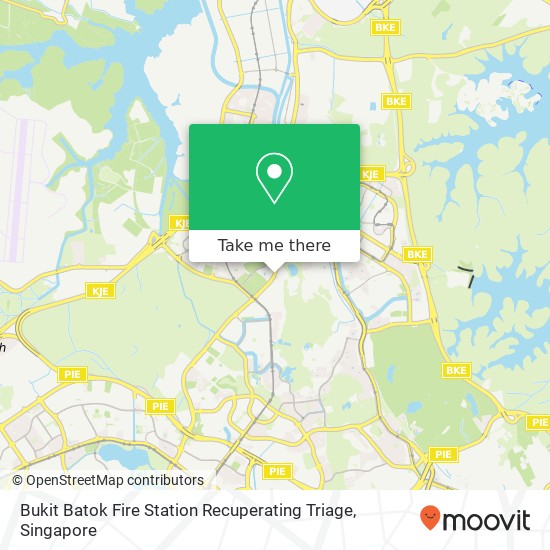 Bukit Batok Fire Station Recuperating Triage map