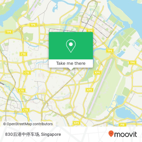 830后港中停车场 map