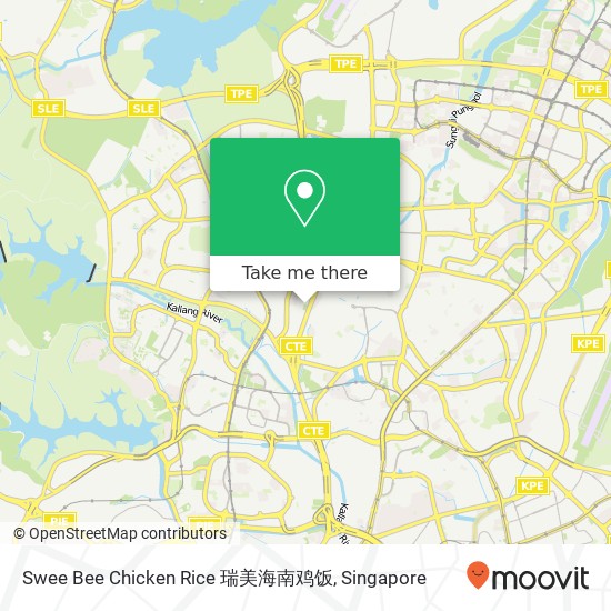 Swee Bee Chicken Rice 瑞美海南鸡饭 map