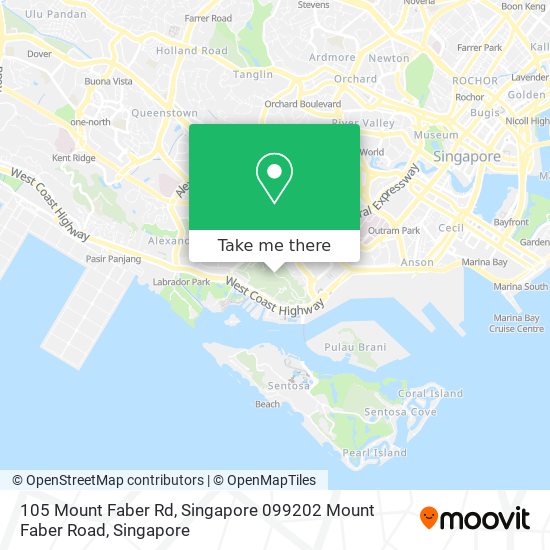 105 Mount Faber Rd, Singapore 099202 Mount Faber Road地图