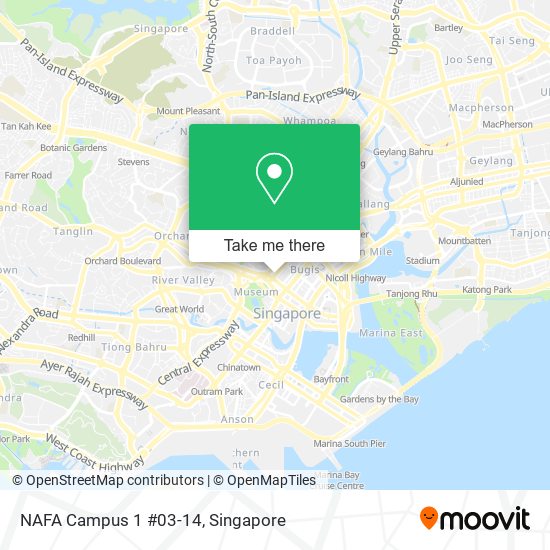 NAFA Campus 1 #03-14 map