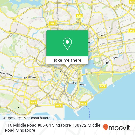 116 Middle Road #06-04 Singapore 188972 Middle Road地图