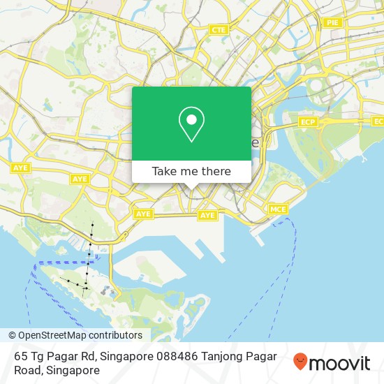 65 Tg Pagar Rd, Singapore 088486 Tanjong Pagar Road地图