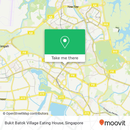 Bukit Batok Village Eating House map