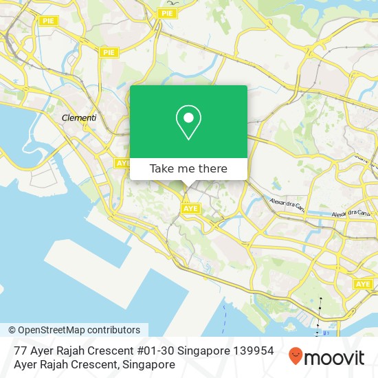 77 Ayer Rajah Crescent #01-30 Singapore 139954 Ayer Rajah Crescent map