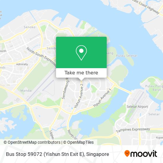 Bus Stop 59072 (Yishun Stn Exit E)地图