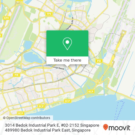 3014 Bedok Industrial Park E, #02-2152 Singapore 489980 Bedok Industrial Park East map