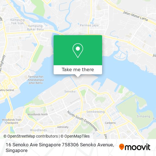 16 Senoko Ave Singapore 758306 Senoko Avenue地图