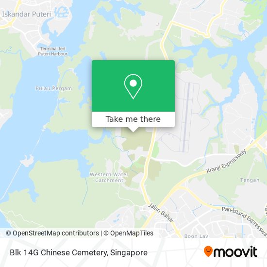 Blk 14G Chinese Cemetery map