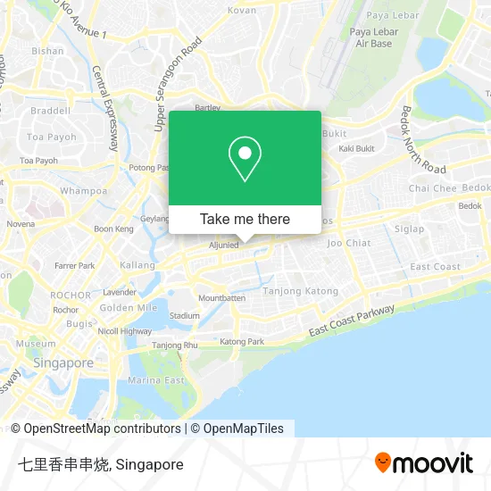 七里香串串烧地图