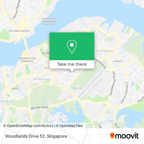 Woodlands Drive 52 map