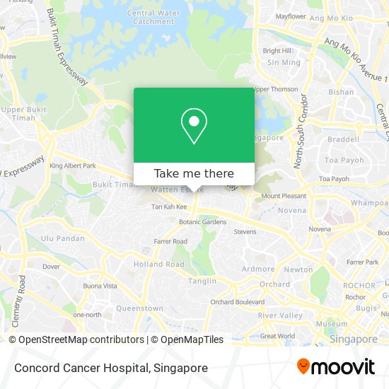 Concord Cancer Hospital map