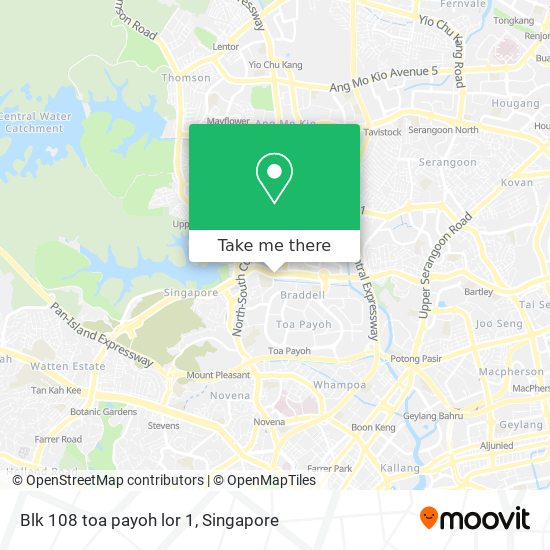 Blk 108 toa payoh lor 1地图