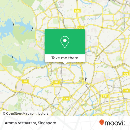 Aroma restaurant map