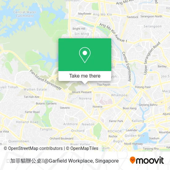 加菲貓辦公桌@Garfield Workplace map