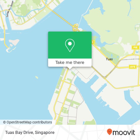 Tuas Bay Drive map