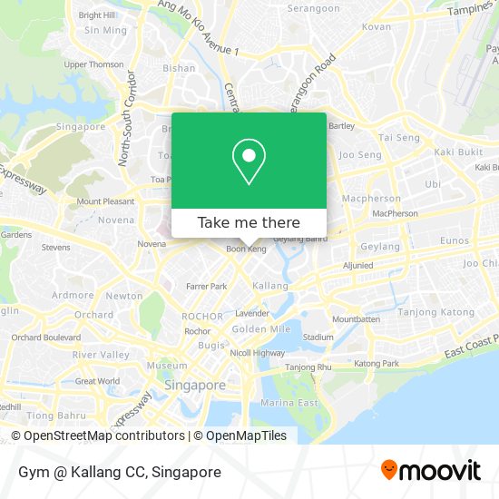 Gym @ Kallang CC map