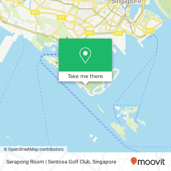 Serapong Room | Sentosa Golf Club地图