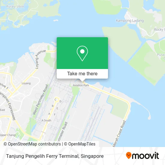Tanjung Pengelih Ferry Terminal map