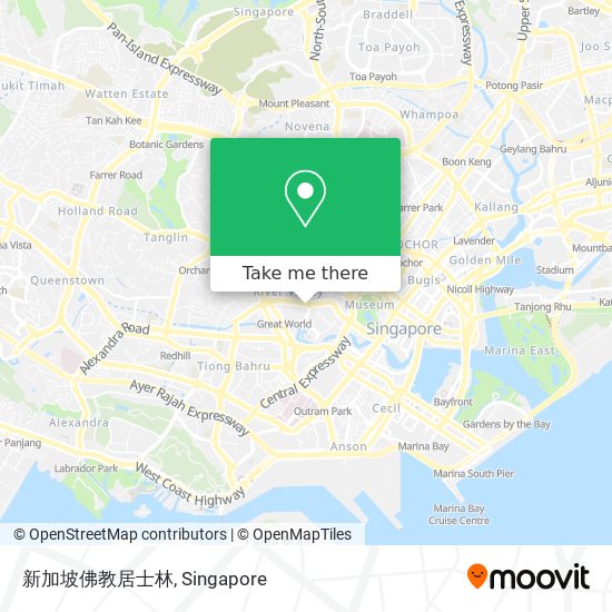 新加坡佛教居士林地图