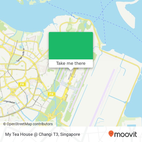 My Tea House @ Changi T3 map