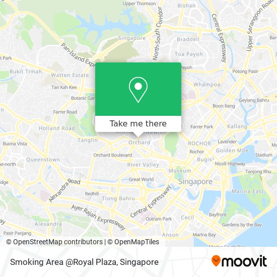 Smoking Area @Royal Plaza map