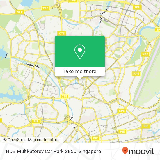 HDB Multi-Storey Car Park SE50 map