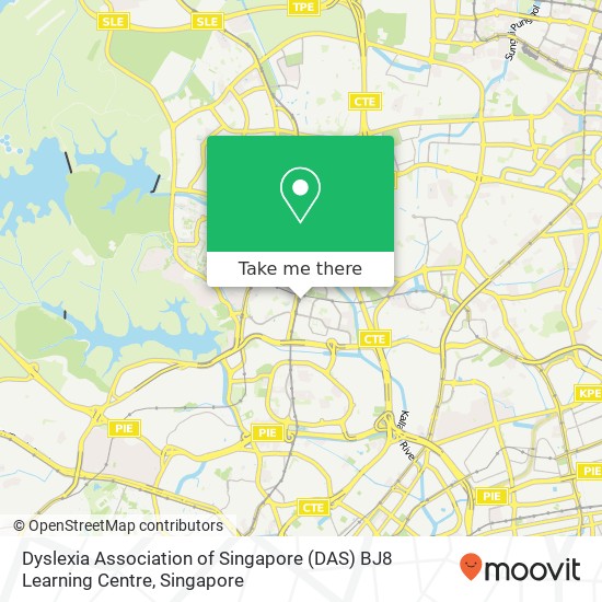 Dyslexia Association of Singapore (DAS) BJ8 Learning Centre map