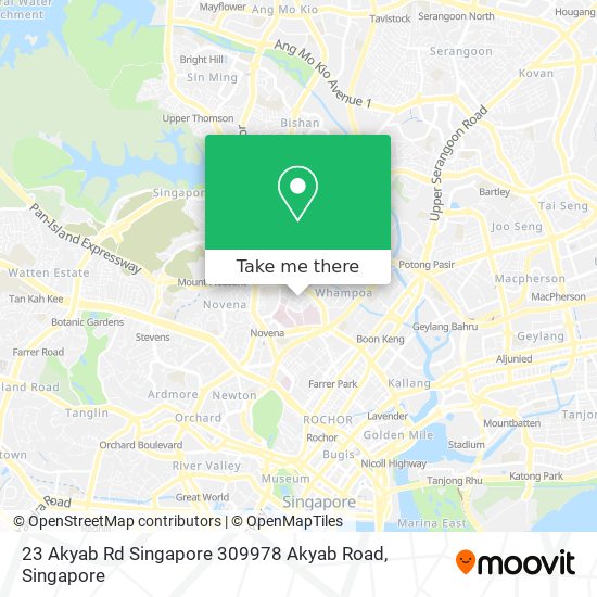 23 Akyab Rd Singapore 309978 Akyab Road map
