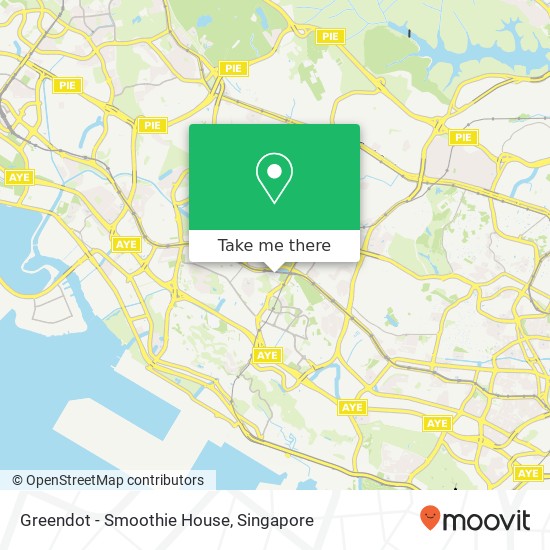 Greendot - Smoothie House map